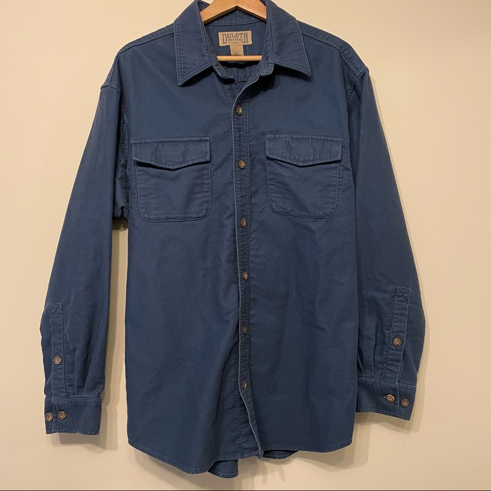 Duluth Trading Solid Flannel Shirt